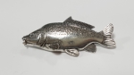 Just Fish Pewter Pin Leather Carp